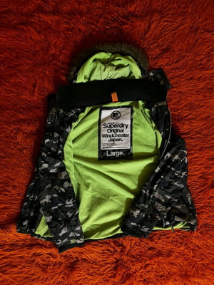 Superdry Original windcheater jacket used, size Large