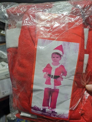 Children's Santa Claus Costume 4-5 Years New Sealed