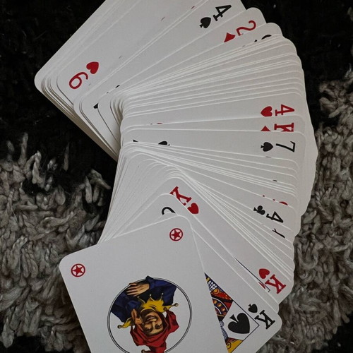 Old Trophy PVC playing cards like new