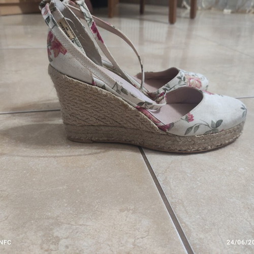 The Workshop women's summer platform espadrilles used, size 39