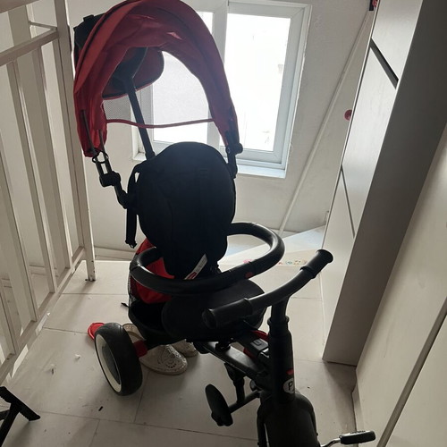 Tricycle stroller for baby, blue, new