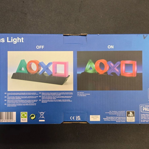PlayStation Icons Light new, official licensed product by Paladone