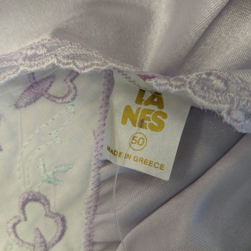 La Nes No 50 satin purple women's nightdress