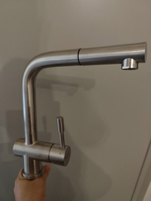 Kitchen faucet Franke stainless steel like new with extendable spray