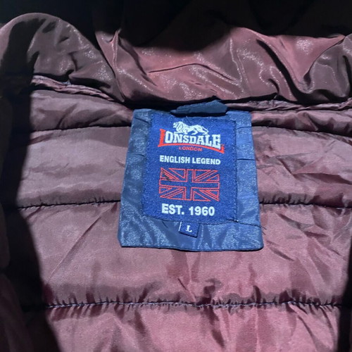 Lonsdale women's parka jacket used, size L, blue