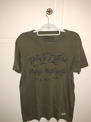 Van Hipster XL t-shirt like new, olive color