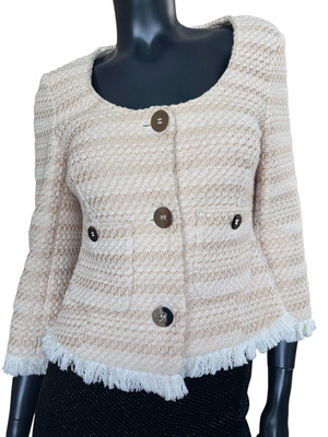 Max & Co women's short blazer like new, beige, size XS