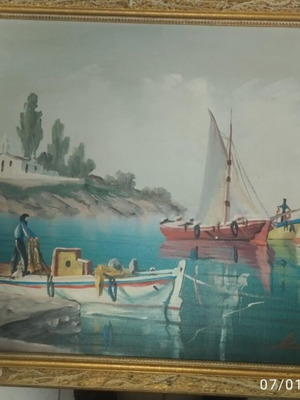 Authentic artwork by artist D. Kairis like new
