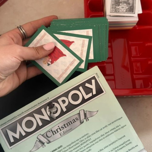 Monopoly Christmas and Palermo board games used, set of 2