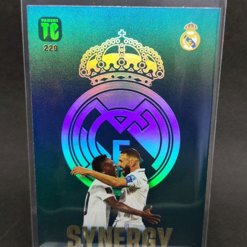 Panini Top Class collectible card Benzema - Vinicius Jr Synergy like new