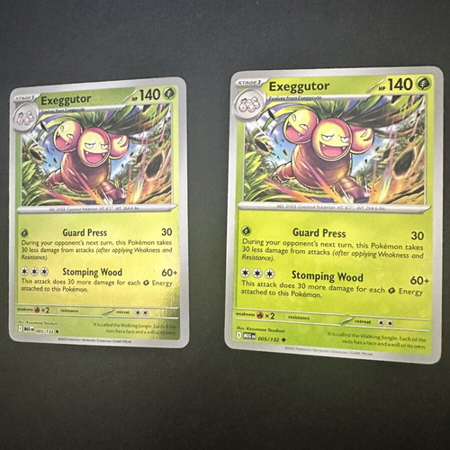 Exeggutor 005/132 Mega Evolution Pokemon card set