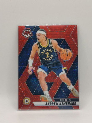 Κάρτα Andrew Nembhard Panini Mosaic 2024-25 Fast Break Red Mosaic καινούργια