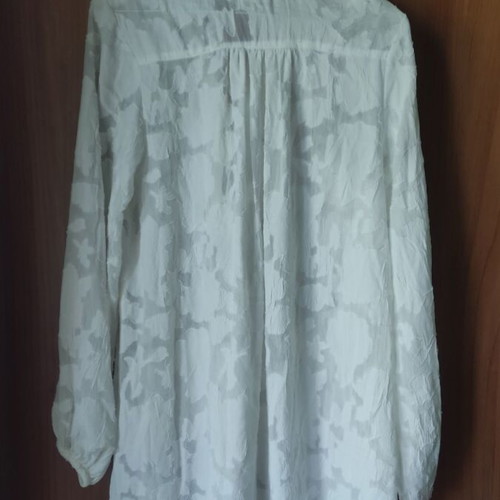 Summer transparent women's shirt H&M like new, white