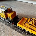  Κίτρινο τρένο-συρμός Marklin