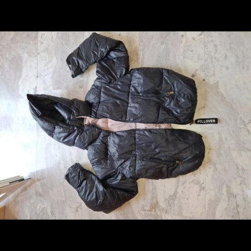 Puffer jacket Bershka like new, black, size L