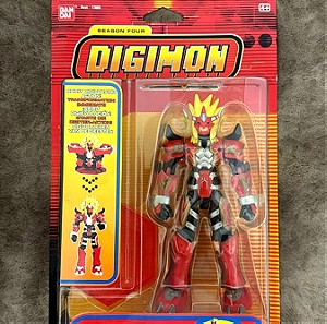 Rare Digimon Agunimon Action Figure Sealed