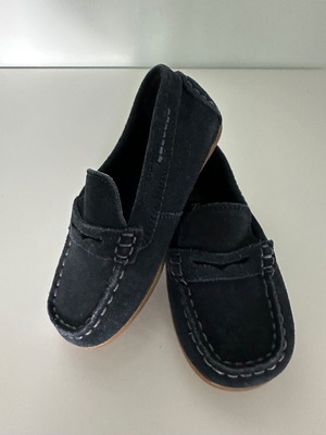 Classic Navy Suede Loafers Marks & Spencer Kids like new, size 25.5