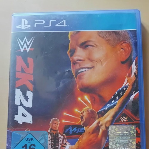 WWE2K24 PS4 game like new