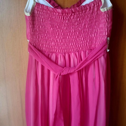 Fuchsia Maxi Dress Shine 2gether like new with lace detail