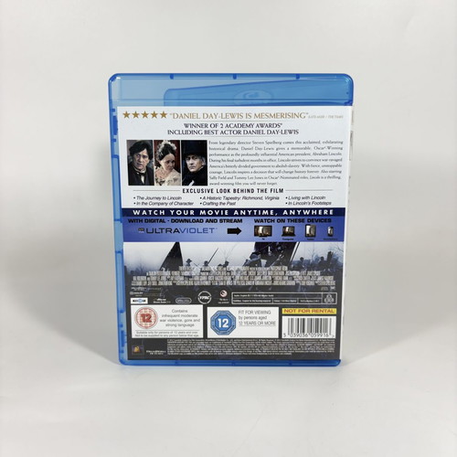 Lincoln Blu-ray like new with English subtitles