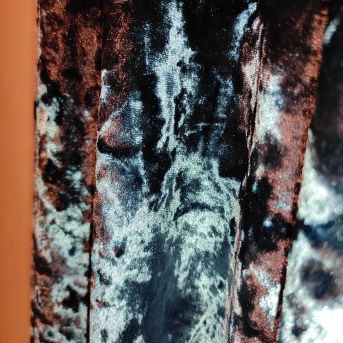 Midi velvet dress Edited new, blue silver, size S-M-L