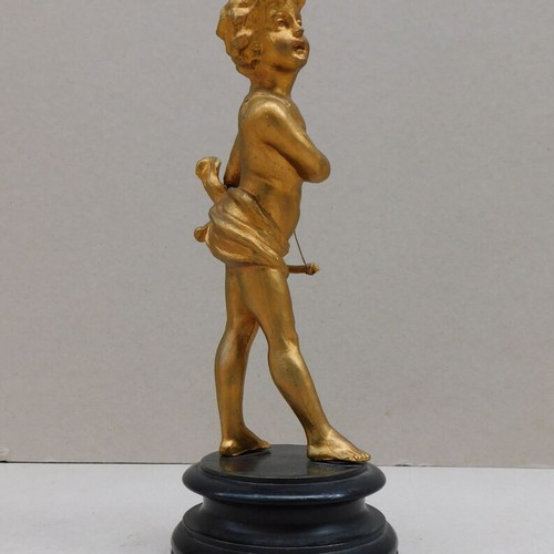 Metal Statue of Wingless Eros, like new, French origin, 130 years old