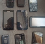 Phones for collection or parts used, not working