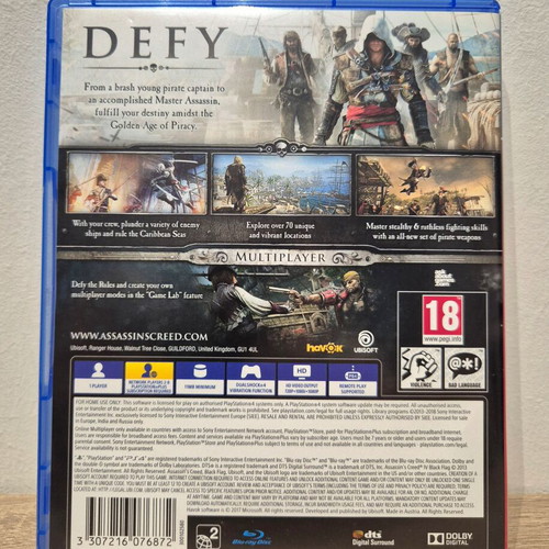 Assassin's Creed Black Flag PlayStation 4 Playstation Hits σαν καινούργιο