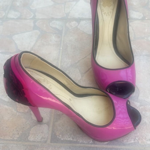 Tsakiris Mallas women's pink high heels, size 36