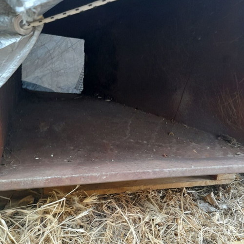 Biomass Boiler burner used, handmade metal, heats over 300sqm