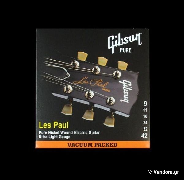  set chordon Gibson SEG-LP9/1 Les Paul .009-.042