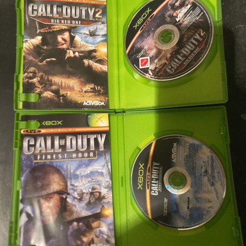 Call of Duty 2 and Finest Hour Xbox classic games