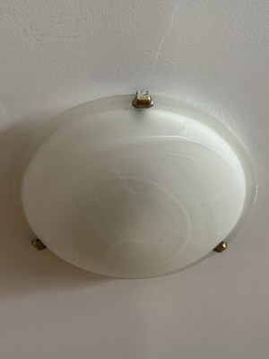 Classic Glass Ceiling Light used