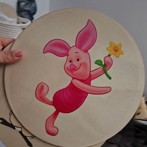 Winnie the Pooh baptism decoration set like new