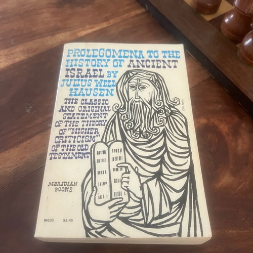 Prolegomena to the history of ancient Israel like new
