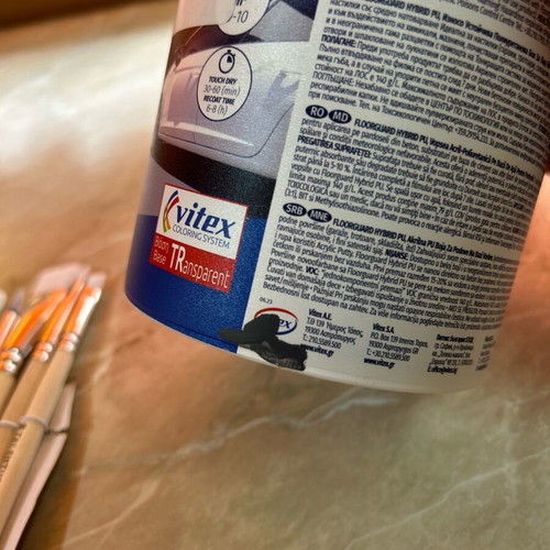 Hybrid polyurethane acrylic grout paint new, dark gray, 0.75 L