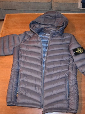 Stone Island jacket with removable hood as good as new, grey, size L