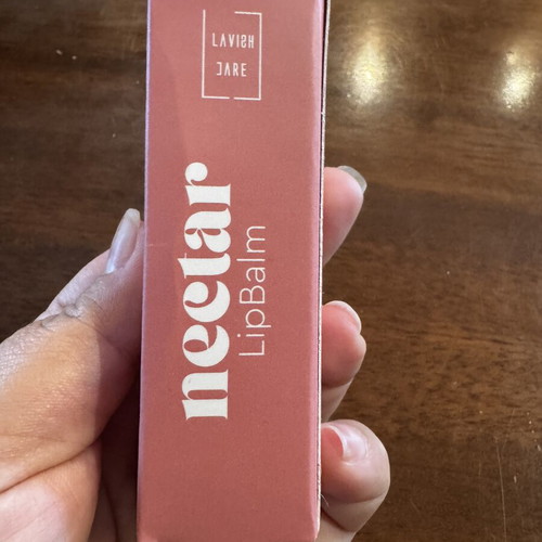 Lavish Care Lip Balm Nectar 10ml with nude shade and vanilla scent new