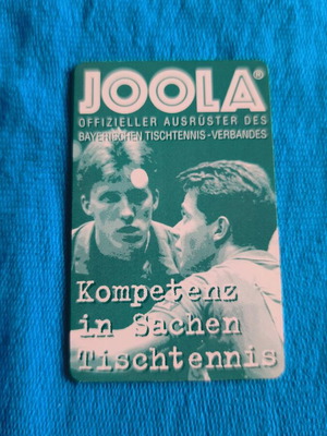 German phone card used
