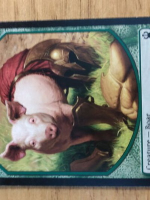 Boar Token Magic the Gathering used Theros