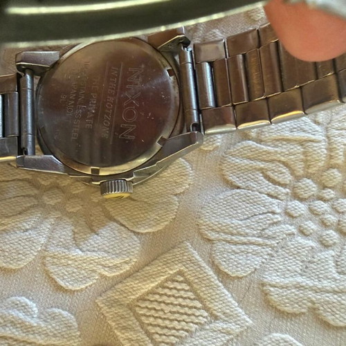 Nixon wristwatch, silver, unisex