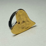 Handmade ring used, gold color