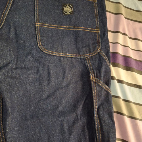 Chopper Style Jeans pants, Bike Shed, size L, blue