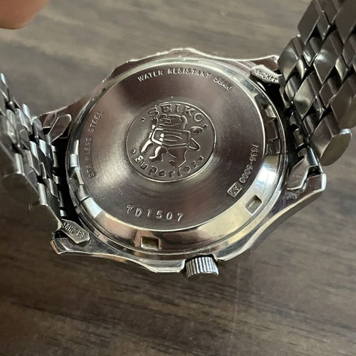 Seiko 5 Superior SKZ035 wristwatch used, automatic, missing bracelet part