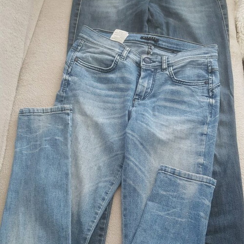 Sisley women's jeans used, pack of two pairs, blue
