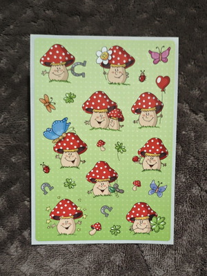 Mushroom Stickers like new