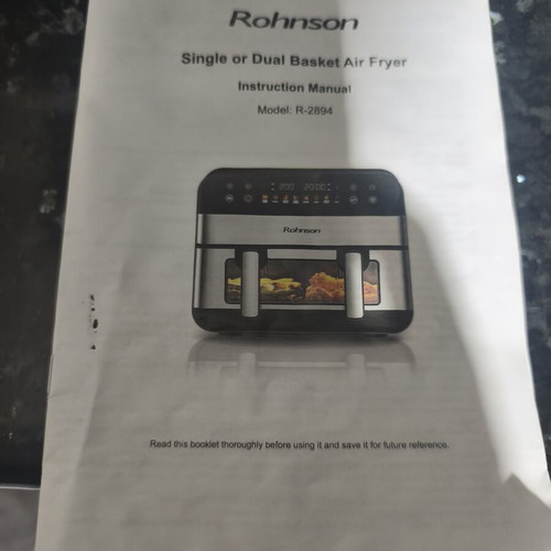 Rohnson R-2894 Air Fryer 10.4L, brand new