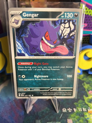 Gengar PAF Pokemon card mint condition