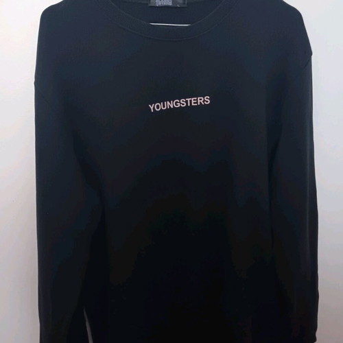 Sweatshirt like new, black, size L