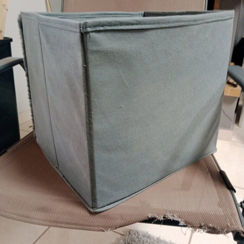 Organization box like new, gray, 30x30 cm